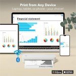 Compact Wireless Thermal Printer for Travel & Home