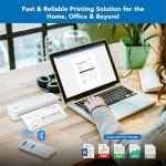 Compact Wireless Thermal Printer for Travel & Home
