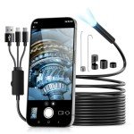 3-in-1 Endoscope Camera with LED Lights