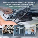 3-in-1 Endoscope Camera with LED Lights