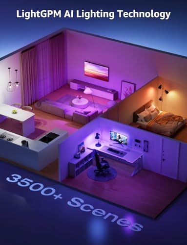 AI Smart Light Bulbs with Voice Control & Music Sync