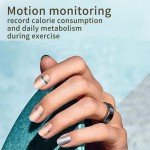 Smart Waterproof Health Ring with Fitness Tracker