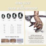 Smart Waterproof Health Ring with Fitness Tracker