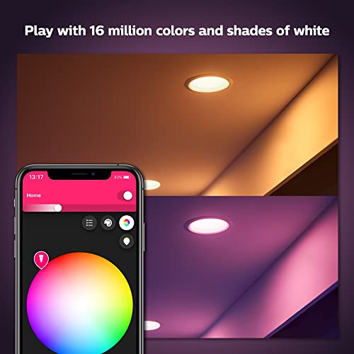 Philips Hue Smart Color-Changing LED Downlight 6-Pack
