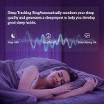 Smart Fitness Tracker Ring with Heart Rate Monitor