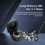 Smart Fitness Tracker Ring with Heart Rate Monitor