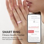 Smart Fitness Tracker Ring with Health Monitoring