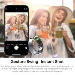 Tulbeys Smart Fitness Tracker Ring – Waterproof & Stylish