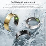 Tulbeys Smart Health Tracker Ring - Waterproof & Gesture Control