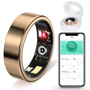 Smart Fitness Tracker Ring - Health & Sleep Monitor