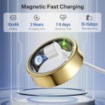 Tulbeys Smart Fitness Tracker Ring - Waterproof & Stylish