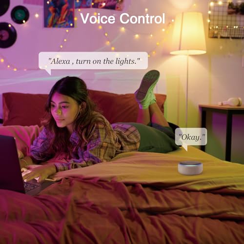 4-Pack Smart Light Bulbs, Color Changing, Voice Control