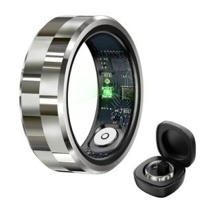 Smart Fitness Tracker Ring with Heart Rate Monitor