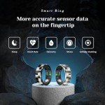 Smart Fitness Tracker Ring with Heart Rate Monitor