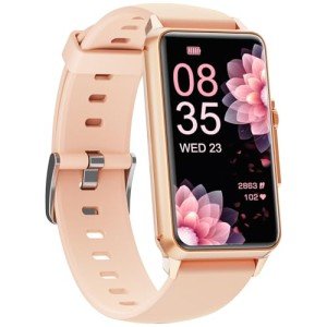 Stylish Pink Smartwatch for Calls – Unisex