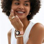 Flower Engraved Silicone Band for Samsung Galaxy Watch