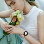 Flower Engraved Silicone Band for Samsung Galaxy Watch