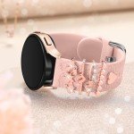 Flower Engraved Silicone Band for Samsung Galaxy Watch