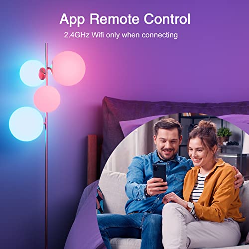 4-Pack Smart Light Bulbs, Color Changing, Voice Control