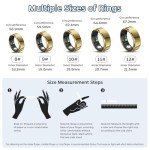 Smart Fitness Ring with Heart Rate and Sleep Tracking