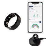 Aurekli Smart Ring Health Tracker, Smart Ring for Men and Women,Long Battery Life& Sleep Tracker/Stress/Heart Rate Monitor, Waterproof Compatible with iOS & Android (12)