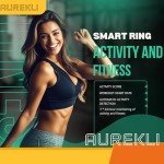 Aurekli Smart Ring Health Tracker, Smart Ring for Men and Women,Long Battery Life& Sleep Tracker/Stress/Heart Rate Monitor, Waterproof Compatible with iOS & Android (12)