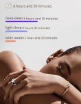 Smart Rings for Men Health Ring Heart Rate Monitor Sleep Monitor Fitness Tracker for Women Gesture Control Photography Step Counter Compatible with iOS Android (Black-with Charging case, #9/2.342in)