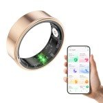 Smart Health Tracking Ring – Gold, #10