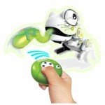 Jumping Robotic Frog with Magnetic Tongue Toy