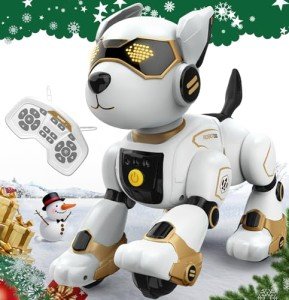 Interactive Programmable Robot Dog Toy for Kids
