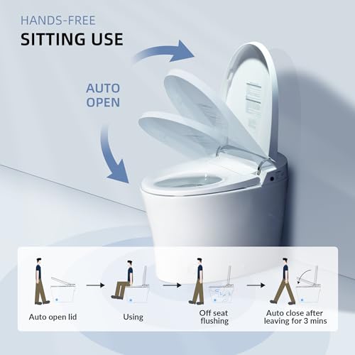 WOODBRIDGE Smart Bidet Toilet with Auto Open/Close & Flush