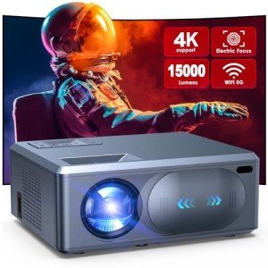 4K Wireless Projector for Movies and Gaming