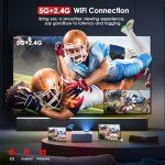 4K Wireless Projector for Movies and Gaming
