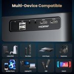 4K WiFi Projector with AI Focus & Bluetooth