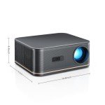 4K WiFi Projector with AI Focus & Bluetooth