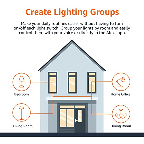 Multicolor Smart LED Light Bulb Works with Alexa