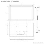 Soulaca 42" Smart Mirror TV with Voice Control