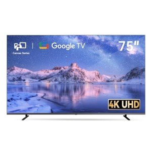 75" 4K Smart TV with Voice Assistant & Google Play