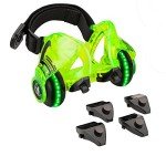 Neon Green Razor Jetts DLX Heel Wheels