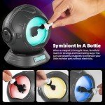 Dancing Ferrofluid Speaker with Colorful Lights