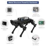 PuppyPi Smart Robot Dog Kit with Coding Fun