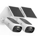 RICHCHO Wireless 2K Solar Security Camera Duo