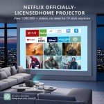 Portable WiFi & Bluetooth Video Projector for Movies