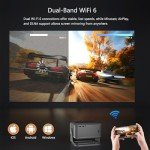 Portable WiFi & Bluetooth Video Projector for Movies