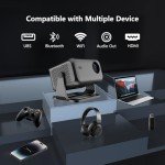 Portable WiFi & Bluetooth Video Projector for Movies