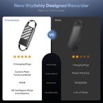64GB Voice Activated Recorder with AI Noise Reduction