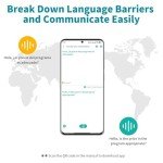 AI Translation Earbuds for 150 Languages & Accents