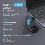 64GB Voice Recorder with AI Noise Cancellation