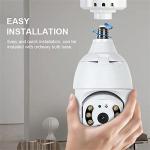 2-Pack Smart Bulb Security Camera Wireless Outdoor/Indoor