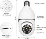2-Pack Smart Bulb Security Camera Wireless Outdoor/Indoor